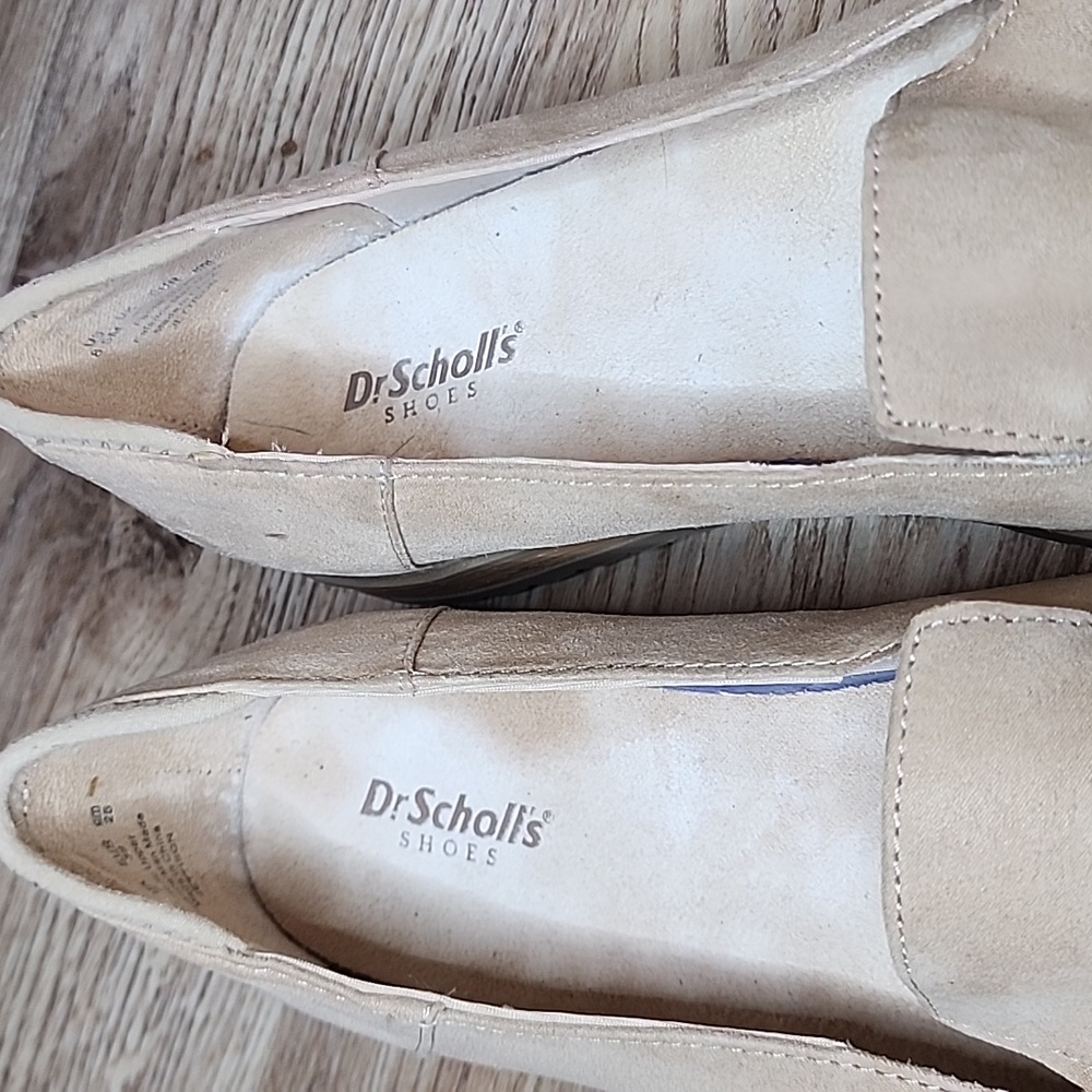 Dr Scholls Womens Jet Set Tan Closed Almond Toe Low Heel Loafer Shoes - Picture 9 of 9